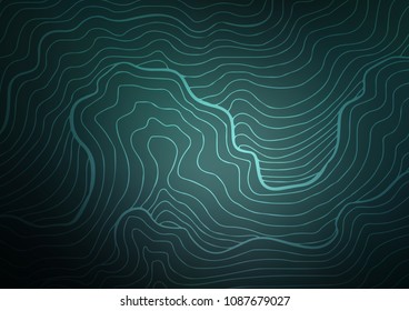 Dark BLUE vector natural elegant texture. Decorative shining illustration with doodles on abstract template. A completely new template for your business design.