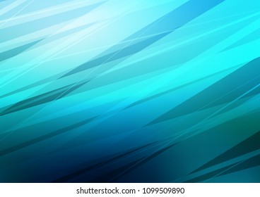 Dark BLUE vector natural elegant template. Colorful abstract illustration with lines in Asian style. The pattern can be used for heads of websites and designs.