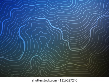 Dark BLUE vector natural elegant texture. Ethnic elegant natural pattern with gradient. The completely new template can be used for your brand book.