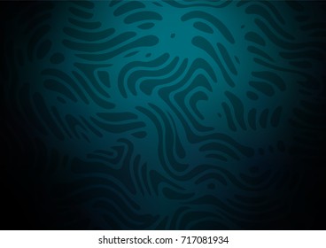 Dark BLUE vector natural elegant texture. Creative illustration in blurred style with doodles. The template can be used as a background for cell phones.
