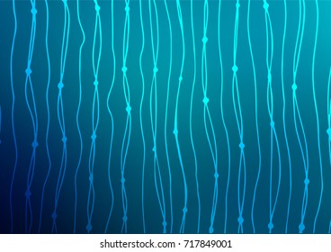 Dark BLUE vector natural elegant background. An elegant bright illustration with lines in Natural style. The template can be used as a background for cell phones.