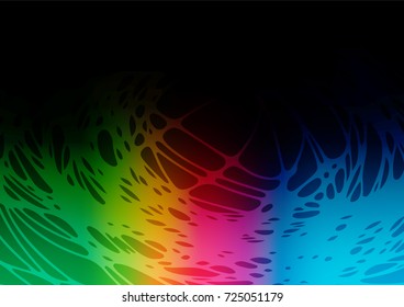 Dark BLUE vector natural elegant background. Modern geometrical abstract illustration with doodles drawn by child. A completely new design for your business.
