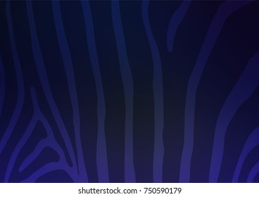 Dark BLUE vector natural elegant background. Glitter abstract illustration with doodles and Zen tangles. The elegant pattern can be used as a part of a brand book.