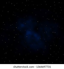Dark BLUE vector pattern with abstract stars. Decorative illustration with stars on abstract template. Pattern for new year ad, booklets.
