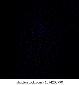Dark BLUE vector pattern with abstract stars. Colorful illustration with abstract gradient stars. Pattern for wrapping gifts.