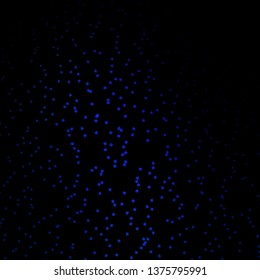 Dark BLUE vector pattern with abstract stars. Modern geometric abstract illustration with stars. Theme for cell phones.