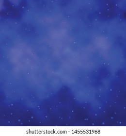 Dark BLUE vector pattern with abstract stars. Decorative illustration with stars on abstract template. Design for your business promotion.