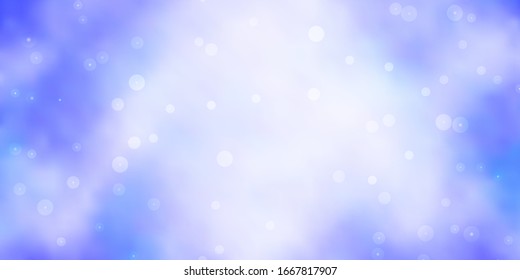 Dark BLUE vector pattern with abstract stars. Modern geometric abstract illustration with stars. Pattern for websites, landing pages.