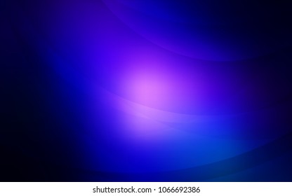 Dark BLUE vector pattern with bent lines. Geometric illustration in marble style with gradient.  Marble style for your business design.