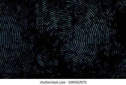 Dark BLUE vector pattern with bent ribbons. A completely new color illustration in marble style. A new texture for your  ad, booklets, leaflets.