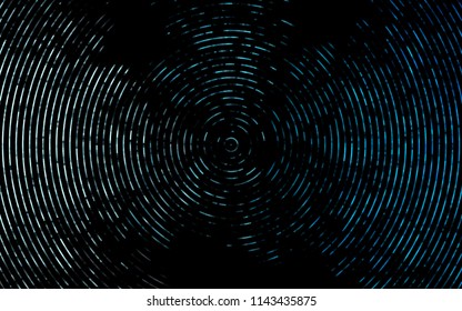 Dark BLUE vector pattern with bent lines. Shining illustration, which consist of blurred lines, circles. Textured wave pattern for backgrounds.