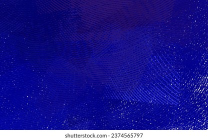 Dark BLUE vector pattern with bent lines. A circumflex abstract illustration with gradient. New composition for your brand book.