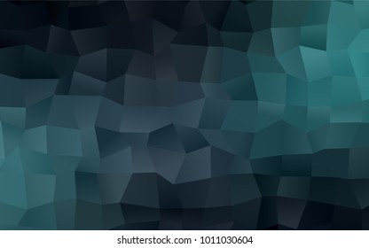 Dark BLUE vector pattern. Brand-new rectangular template. Shining geometric sample. Repeating theme with rectangular shapes. Texture for your design.