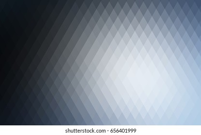 Dark BLUE vector pattern. Brand-new rectangular template. Shining geometric sample. Repeating theme with rectangular shapes. Texture for your design.