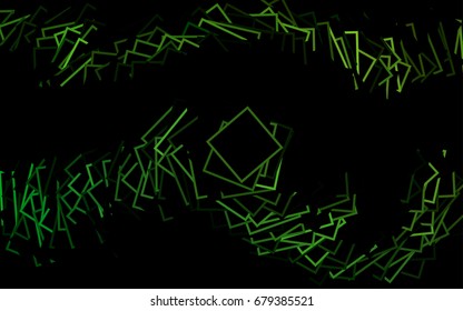 Dark BLUE vector pattern. Brand-new rectangular template. Shining geometric sample. Repeating theme with rectangular shapes. Texture for your design.