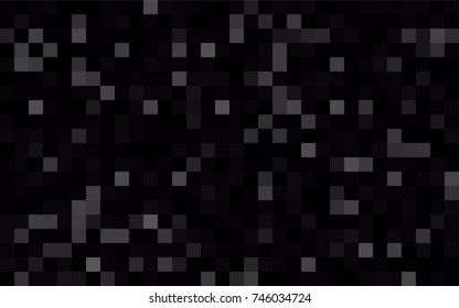 Dark BLUE vector pattern. Brand-new rectangular template. Shining geometric sample. Repeating theme with rectangular shapes. Texture for your design.