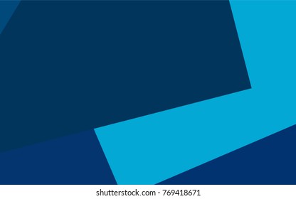 Dark BLUE vector pattern. Brand-new rectangular template. Shining geometric sample. Repeating theme with rectangular shapes. Texture for your design.