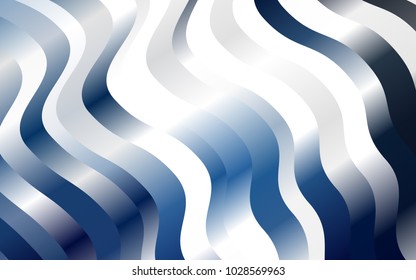 Dark BLUE vector pattern with bubble shapes. Blurred geometric sample with gradient bubbles.  New composition for your brand book.