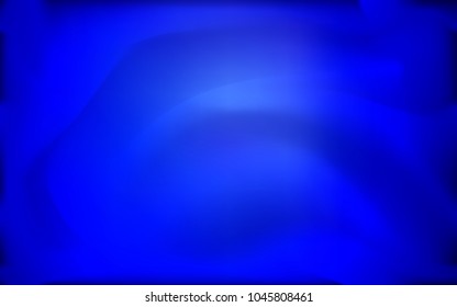 Dark BLUE vector pattern with bubble shapes. Geometric illustration in marble style with gradient.  New composition for your brand book.
