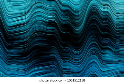 Dark BLUE vector pattern with bubble shapes. Colorful illustration in abstract marble style with gradient. Marble design for your web site.