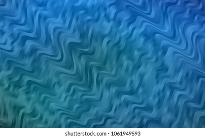 Dark BLUE vector pattern with bubble shapes. A vague circumflex abstract illustration with gradient. Marble style for your business design.