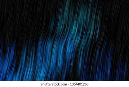 Dark BLUE vector pattern with bubble shapes. An elegant bright illustration with gradient. Brand-new design for your ads, poster, banner.
