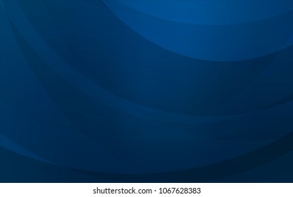Dark BLUE vector pattern with bubble shapes. An elegant bright illustration with gradient. Pattern for your business design.