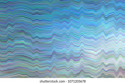 Dark BLUE vector pattern with bubble shapes. A vague circumflex abstract illustration with gradient. Brand-new design for your ads, poster, banner.