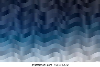Dark BLUE vector pattern with bubble shapes. Blurred geometric sample with gradient bubbles.  The template for cell phone backgrounds.