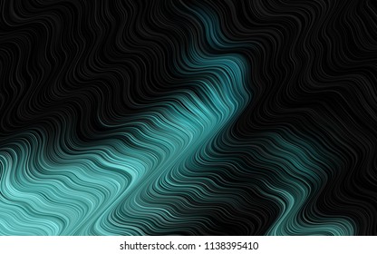 Dark BLUE vector pattern with bubble shapes. A sample with blurred bubble shapes. A new texture for your  ad, booklets, leaflets.