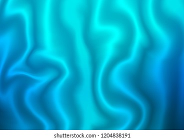 Dark BLUE vector pattern with bubble shapes. Shining illustration, which consist of blurred lines, circles. Brand new design for your ads, poster, banner.