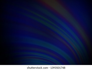 Dark BLUE vector pattern with bubble shapes. Brand new colored illustration in marble style with gradient. Textured wave pattern for backgrounds.