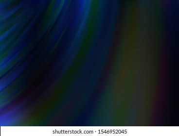 Dark BLUE vector pattern with bubble shapes. Brand new colored illustration in marble style with gradient. Marble design for your web site.