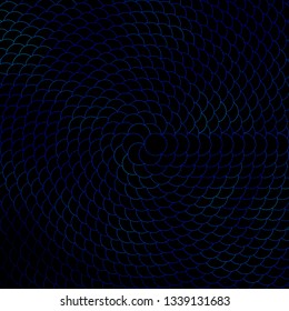 Dark BLUE vector pattern with circles. Colorful illustration with gradient dots in nature style. Pattern for wallpapers, curtains.