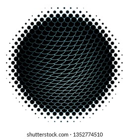 Dark BLUE vector pattern with circles. Abstract decorative design in gradient style with bubbles. Design for your commercials.