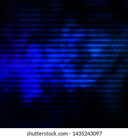 Dark BLUE vector pattern with circles. Abstract colorful disks on simple gradient background. Pattern for websites, landing pages.