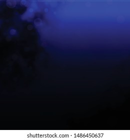 Dark BLUE vector pattern with circles. Colorful illustration with gradient dots in nature style. Pattern for business ads.