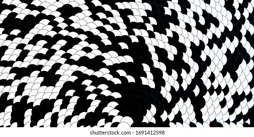 Dark BLUE vector pattern with circles. Modern abstract illustration with colorful circle shapes. Pattern for business ads.