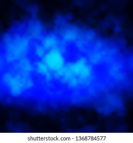 Dark BLUE vector pattern with clouds. Colorful illustration with abstract gradient clouds. Template for websites.