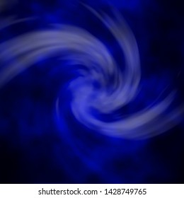 Dark BLUE vector pattern with clouds. Colorful illustration with abstract gradient clouds. Pattern for your booklets, leaflets.