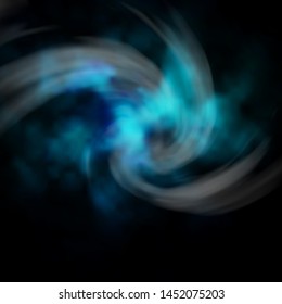 Dark BLUE vector pattern with clouds. Illustration in abstract style with gradient clouds. Pattern for your commercials.