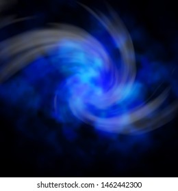 Dark BLUE vector pattern with clouds. Shining illustration with abstract gradient clouds. Beautiful layout for uidesign.