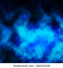Dark BLUE vector pattern with clouds. Abstract illustration with colorful gradient clouds. Beautiful layout for uidesign.