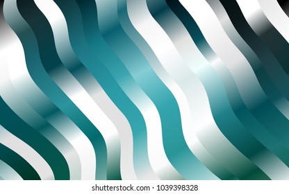 Dark BLUE vector pattern with curved circles. Creative geometric illustration in marble style with gradient. The template for cell phone backgrounds.