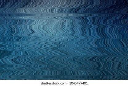 Dark BLUE vector pattern with curved circles. An elegant bright illustration with gradient. New composition for your brand book.