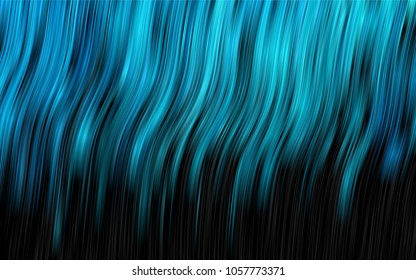 Dark BLUE vector pattern with curved circles. Colorful illustration in abstract marble style with gradient. The elegant pattern for brand book.