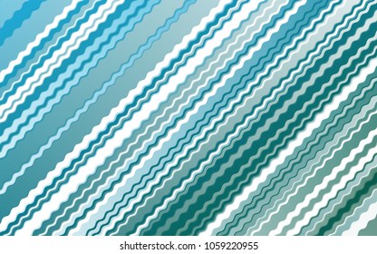 Dark BLUE vector pattern with curved circles. Shining crooked illustration in marble style. The elegant pattern for brand book.