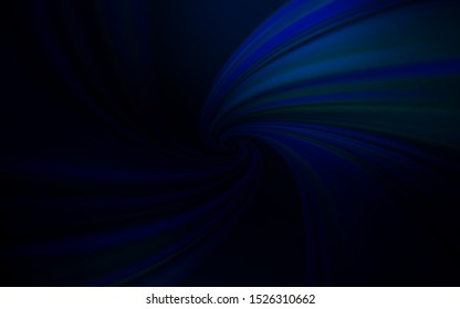 Dark BLUE vector pattern with curved lines. A completely new colorful illustration in simple style. Pattern for your business design.