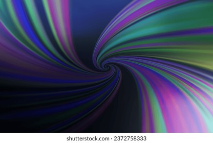 Dark BLUE vector pattern with curved lines. Colorful illustration in simple style with gradient. The best colorful design for your business.