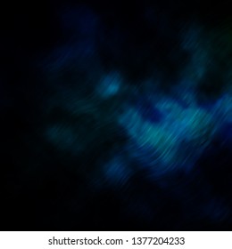 Dark BLUE vector pattern with curves. Abstract gradient illustration with wry lines. Best design for your ad, poster, banner.